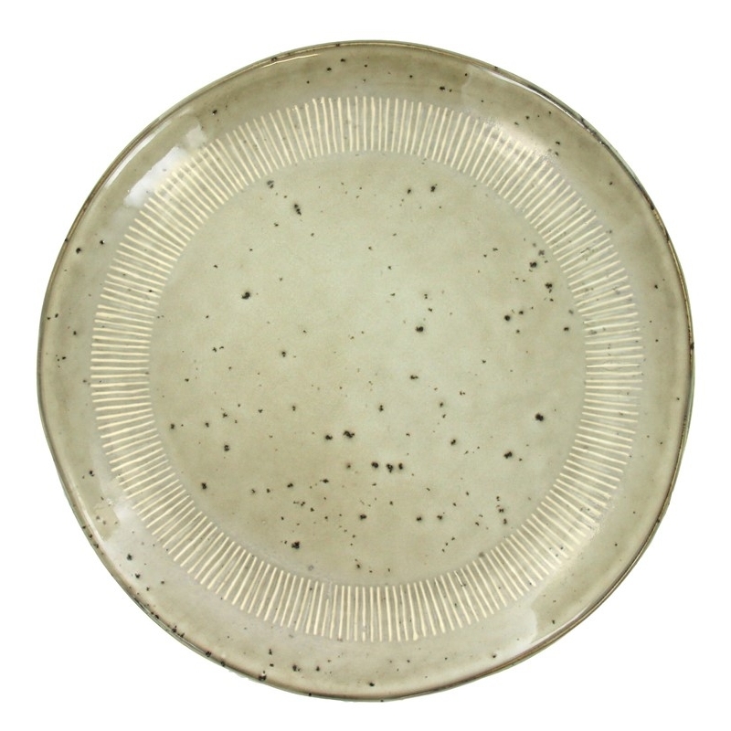 Assiette plate Enzo Sable - Ø: 27x3cm