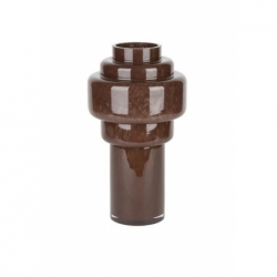 Vase Jennings chocolat - Ø20x35cm