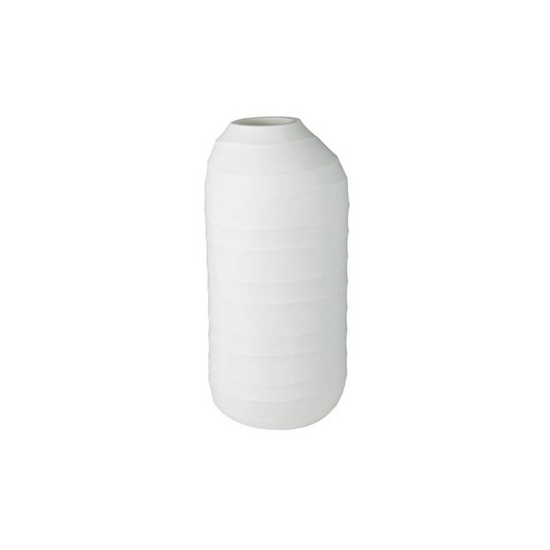 Vase Kenvill blanc slim - Ø17x37cm