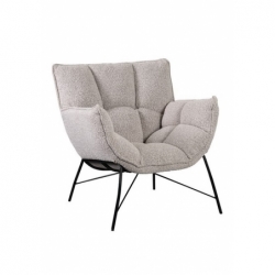 Jena fauteuil gris - 76x73x85cm
