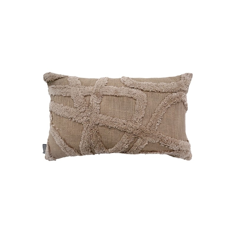 Coussin Taos taupe - 50x30cm