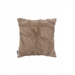 Coussin Taos taupe - 50x50cm