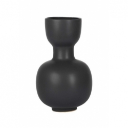 Vase Benjamin noir S - Ø18x30cm