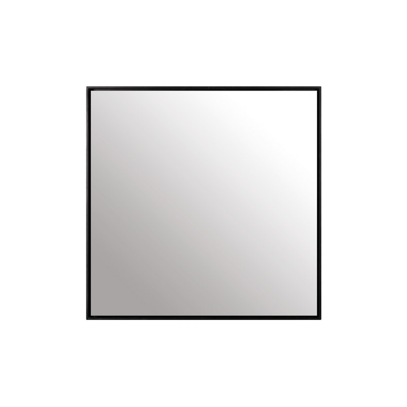 Miroir Nashville noir - 100x100cm