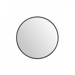 Miroir rond  - Noir - 100cm