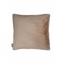 Coussin fourrure Lyall biscotti - 50x50cm