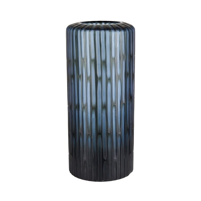 Vase Mayson bleu - Ø18x40cm