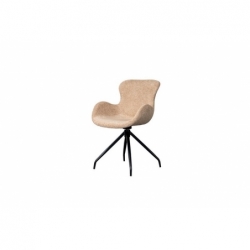 Chaise design pivotante - Sable - 58x59x83cm
