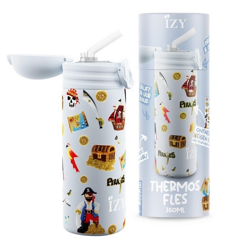 Bouteille Isotherme - Pirates - Bleu - 350ml