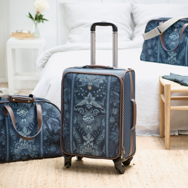 Valise à roulette - Kyoto Festival - Bleu - 35x47x22cm