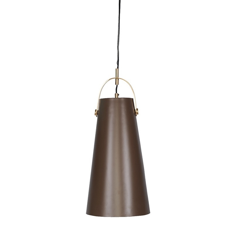 Suspension Lia Marron - Ø: 21x32cm