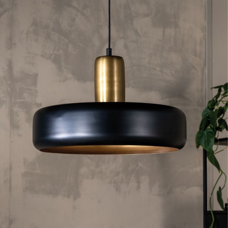 Suspension Judson noir L - Ø40x27cm