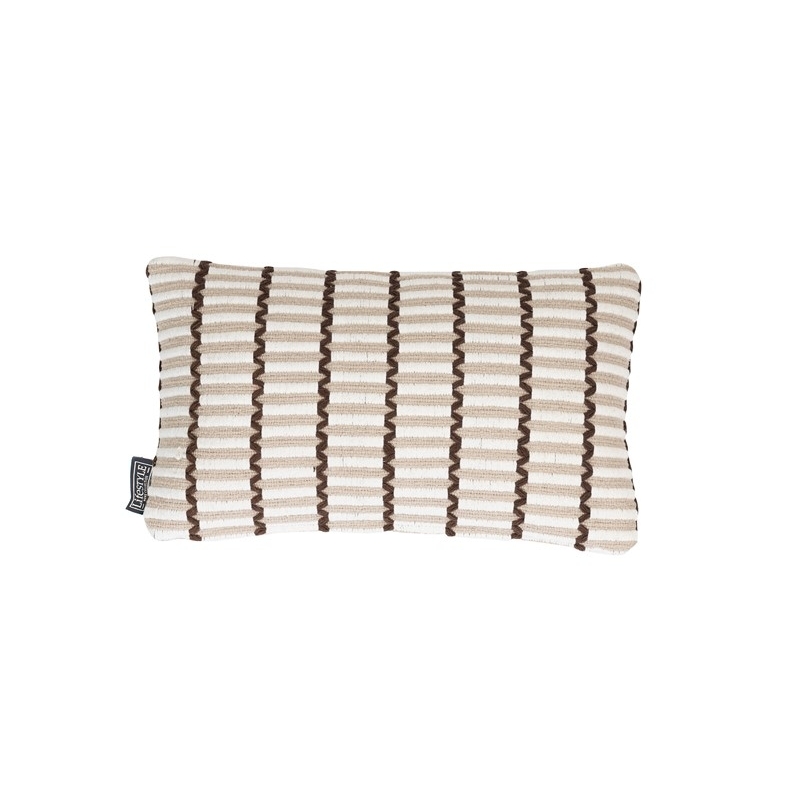 Coussin Taft marron foncé - 50x30cm