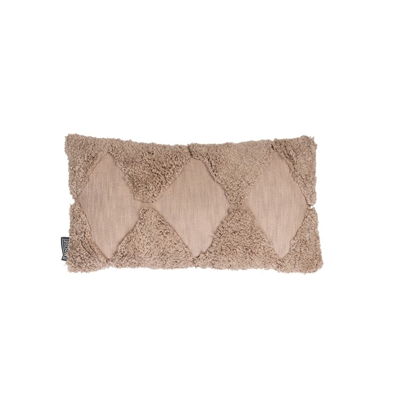 Coussin Namiko taupe - 50x30cm