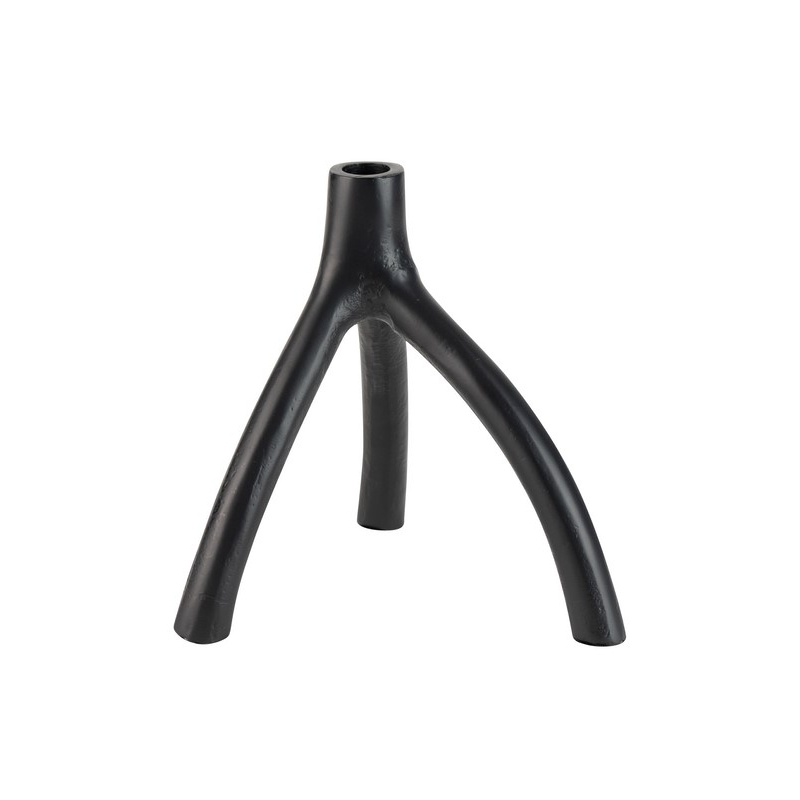 Bougeoir Tilton noir M - Ø20X22cm