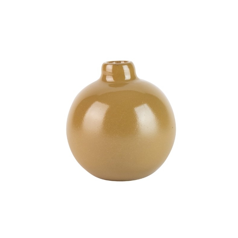MiniVase Ilyana rond biscotti - Ø10x10cm