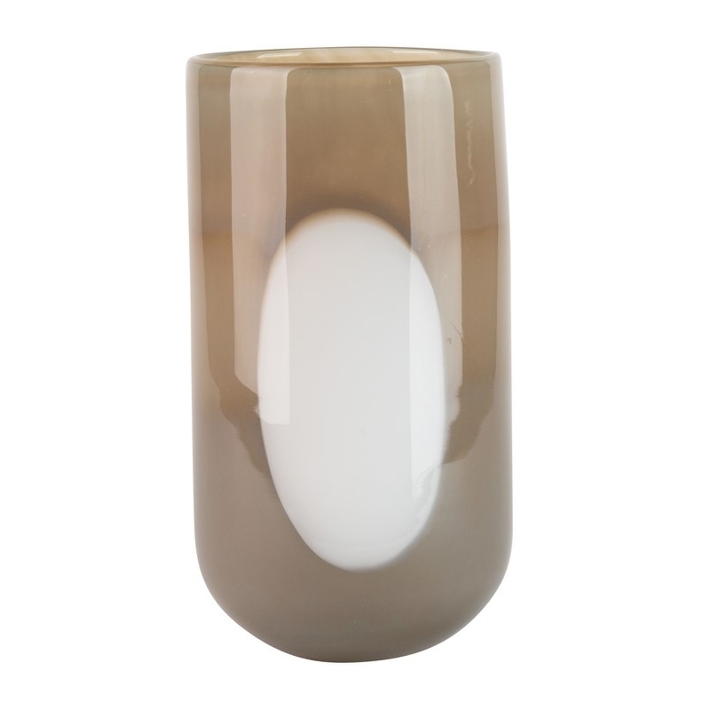 Vase Walker cajou blanc - Ø22x28cm