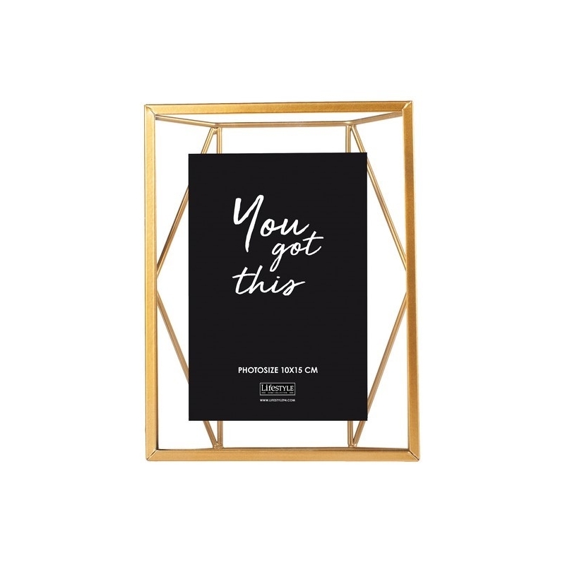 Cadre photo Mural Nuri - Or - 10x15cm