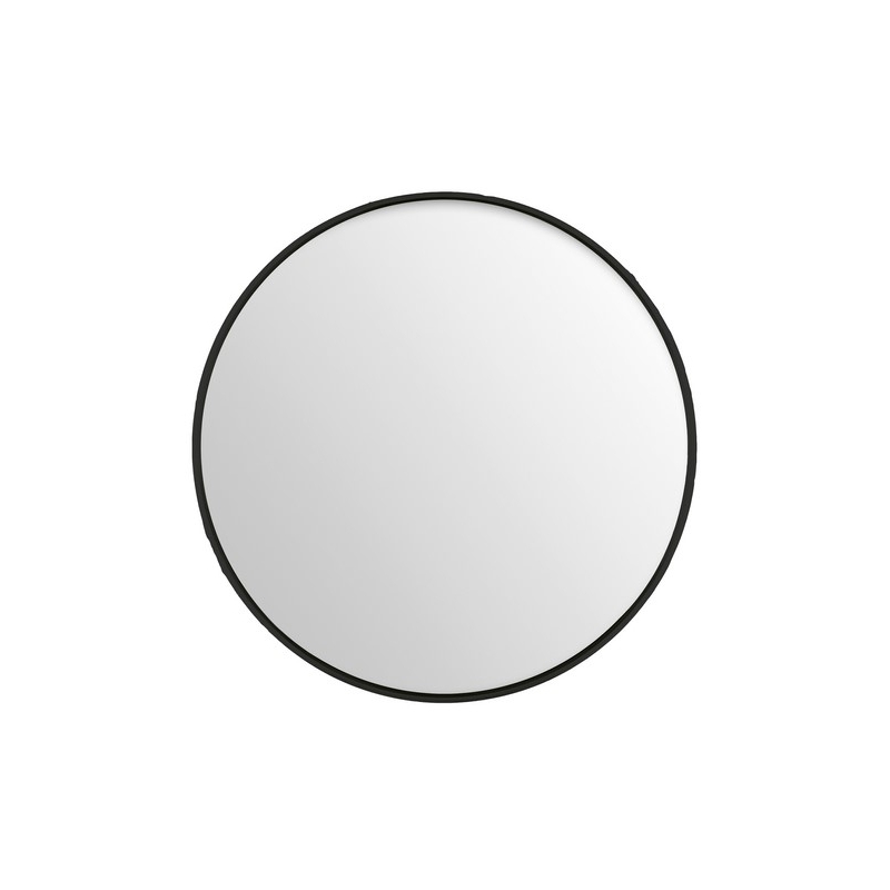 Miroir rond noir 40cm