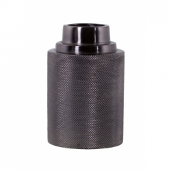 Bougeoir Raw Nickel Noir L