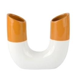 Vase - Tournesol & Blanc Brillant - Nordic...