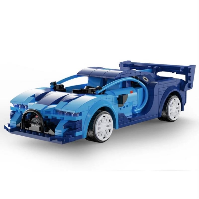 Voitures 1/20 - Smart Chassis - Voiture de course - Bleu - 325pcs