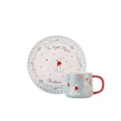 Set mini mug Billie & assiette Xmas Eve