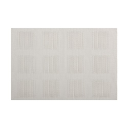 Table Accents Set de table 45×30 cm Carrés blancs