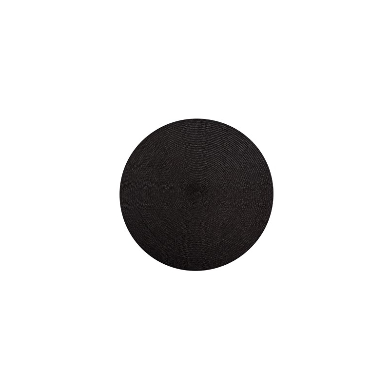 Table Accents Set de table rond 38 cm Noir