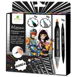 Manga - 10 Marqueurs à alcool + 1 Feutre fin