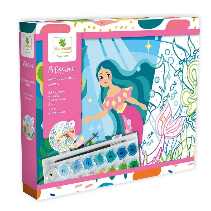 Artissimo - L - Peinture au numéro - Sirènes - 7a+