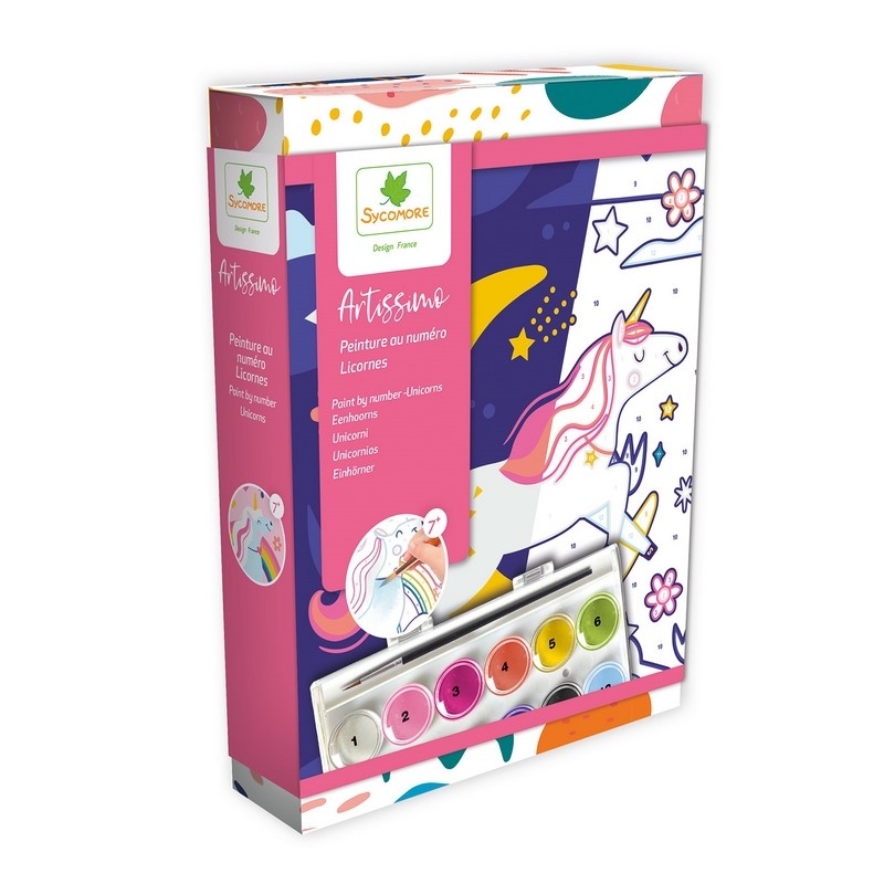 Artissimo - S - Peinture au numéro - Licornes - 7a+