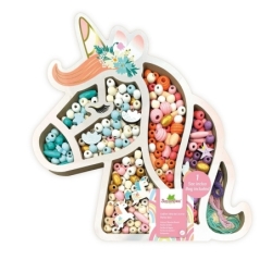 Les Perles - Coffret perles bois tête de...