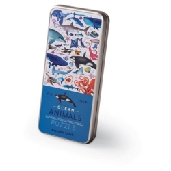 Puzzle boîte métal - 150 pcs - Les animaux...