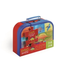 Puzzle - 24pcs - Malette - Dinosaures - 3a+