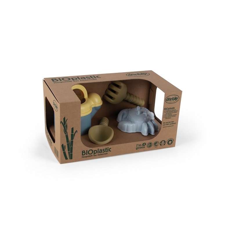 Bio - Set de plage et eau - bleu - 4pcs en packaging de 34,5x17,5x19cm