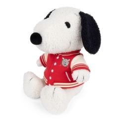 Peluche Snoopy teddy assis avec son bombers...