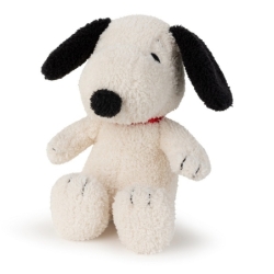 Peluche Snoopy tissu éponge cème - 17 cm