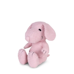 ECO Snoopy Velours côtelé rose pastel - 19cm