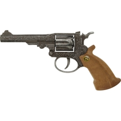 Revolver Scorpion antique - 8 coups - 22cm - Métal