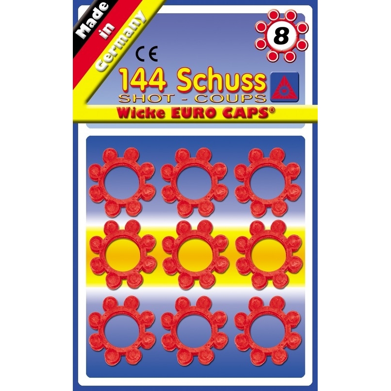 Pétards 8 coups - 144 coups - soit 18 barillets