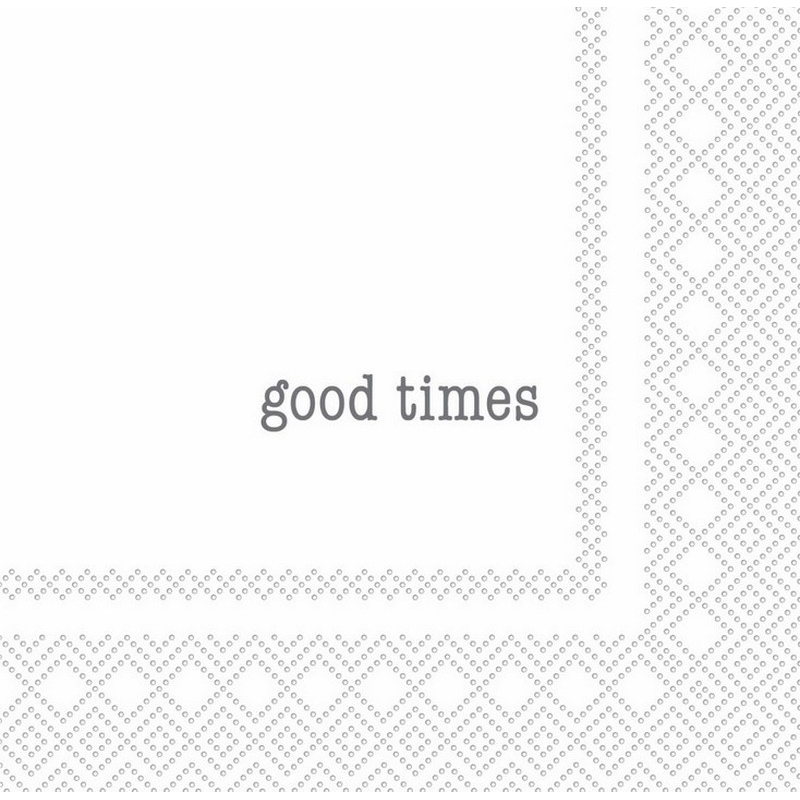 Serviettes en papier - Good times - 20pcs - 12,5x12,5cm