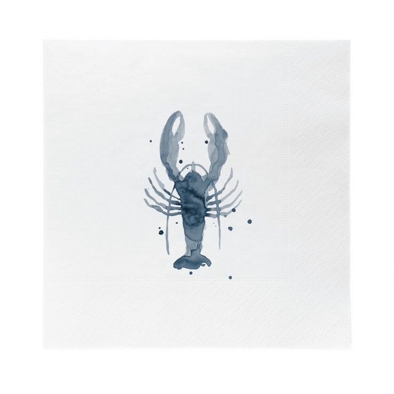 Serviettes en papier - Lobster - 20pcs - 16x16cm
