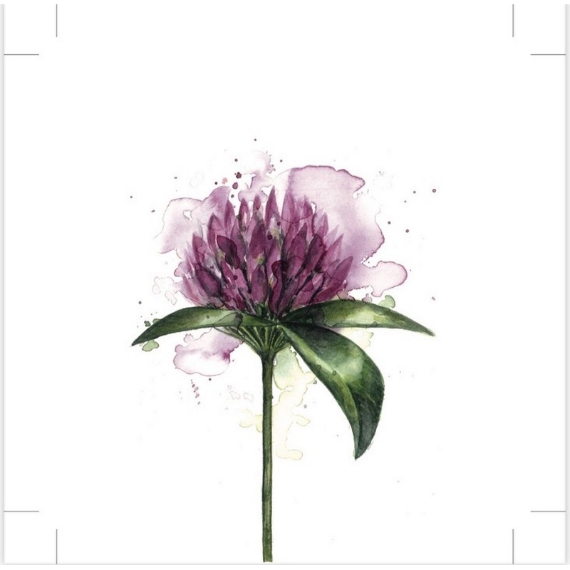 Serviettes en papier - Clover flower - 20pcs - 16x16cm