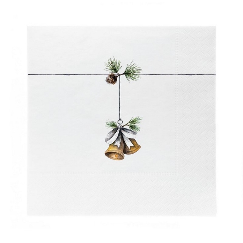 Serviettes en papier - Christmas bel20pcs - 16x16cm