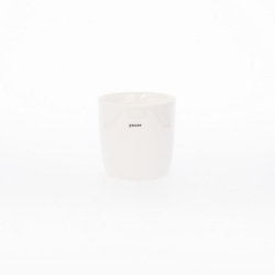Mug - Pause - Blanc - 9x9cm - 300ml