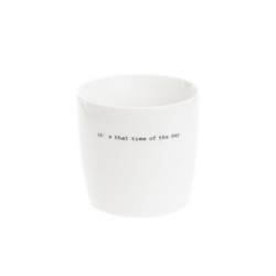 Mug - It’s that time of the day - Blanc - 9x9cm...