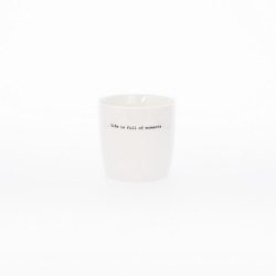 Mug - Life is full of moments - Blanc - 9x9cm -...