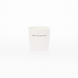 Mug - Before and after ski - Blanc - 9x9cm - 300ml