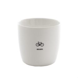 Mug - Bicycle and coffee - Blanc - 9x9cm - 300ml